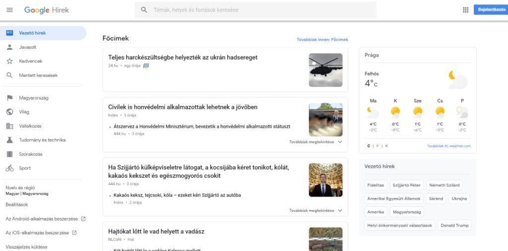 Google Hírek