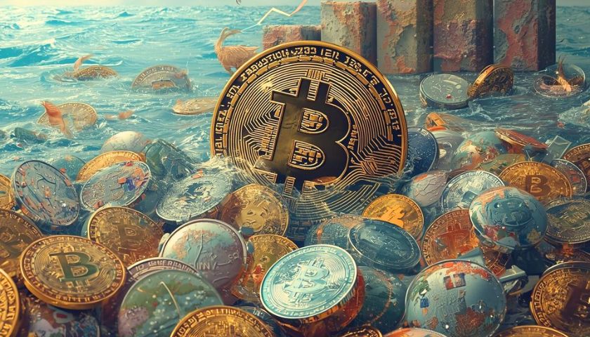 Nem találja a padlót bitcoin, síri csöndben a kriptók, miközben minden más szárnyal