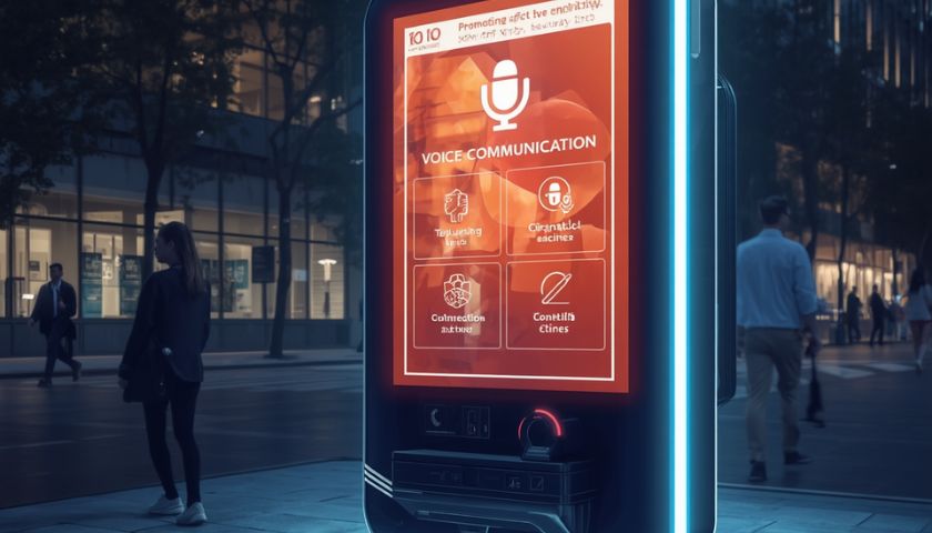 Hangkommunikációs kioszk az okosvárosokban a biztonság és az inkluzivitás elősegítése